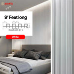Load image into Gallery viewer, WPC Fluted Wall Panel – White – 9 ft