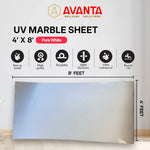 Load image into Gallery viewer, UV Marble Sheet β Pure White