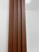 Load image into Gallery viewer, WPC Fluted Wall Panel – Dark Walnut – 9 ft