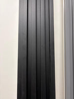 Load image into Gallery viewer, WPC Fluted Wall Panel – Matte Black – 9 ft