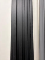 Load image into Gallery viewer, WPC Fluted Wall Panel – Matte Black – 9 ft
