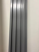 Load image into Gallery viewer, WPC Fluted Wall Panel – Light Grey – 9 ft