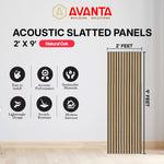 Load image into Gallery viewer, Natural Oak Acoustic Slatted Panel