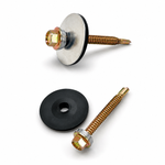 Load image into Gallery viewer, Polycarbonate Roofing Screws & Sealing Washers