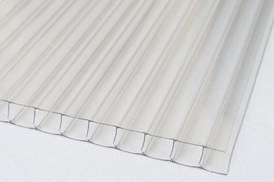 Twin Wall - Clear 10mm - Polycarbonate Sheets