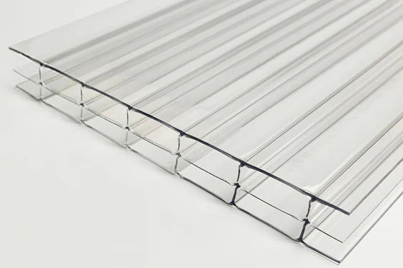 Triple Wall - Clear 16mm - Polycarbonate Sheets