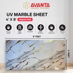 Load image into Gallery viewer, UV Marble Sheet – Majestic Gold