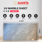 Load image into Gallery viewer, UV Marble Sheet – Oracle Grey
