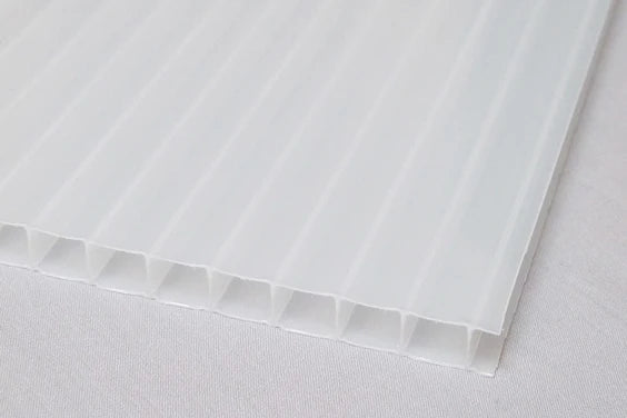Twin Wall - Opal White 8mm - Polycarbonate Sheets