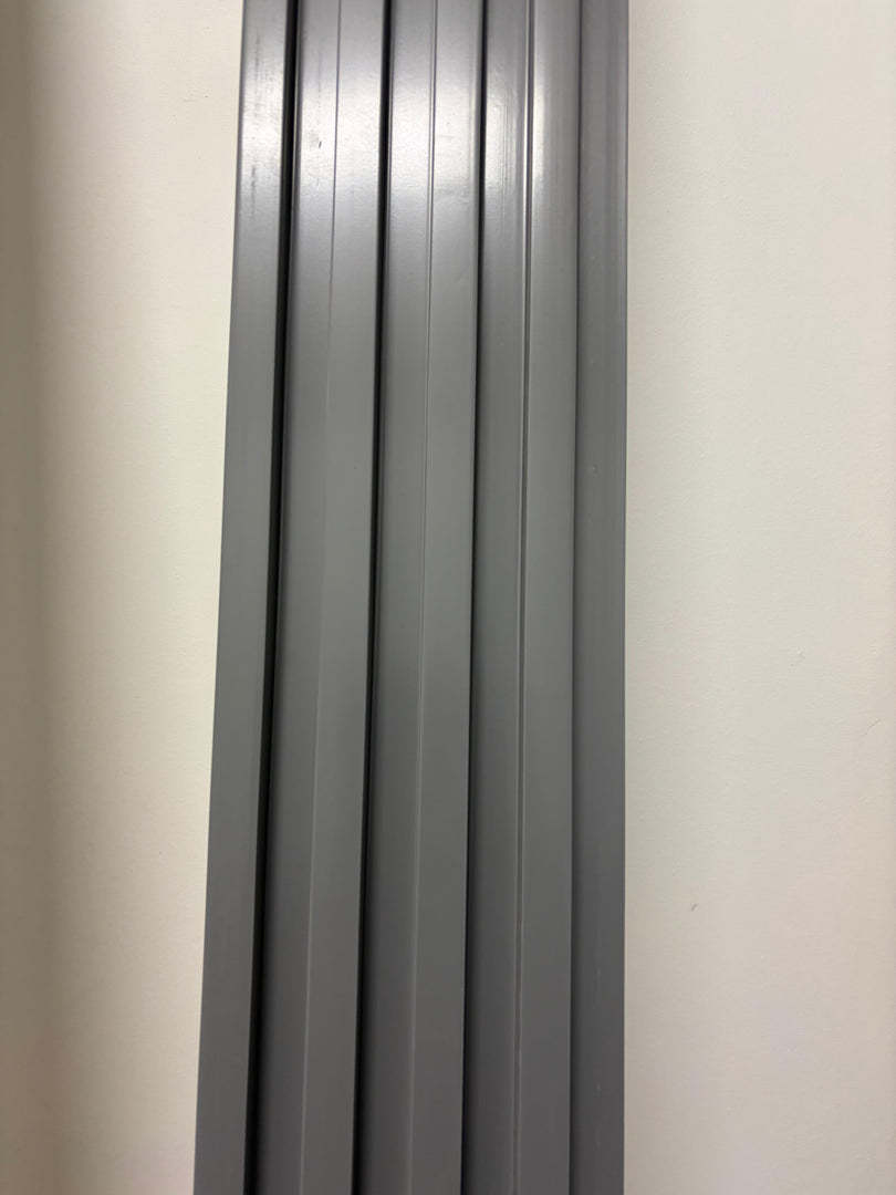 WPC Fluted Wall Panel – Light Grey – 9 ft